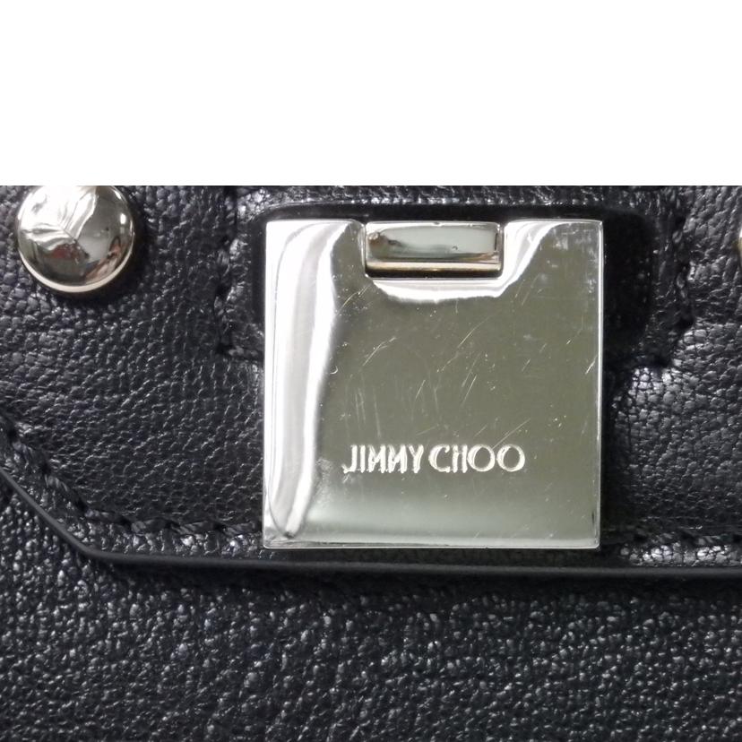 JIMMY CHOO ジミーチュウ/ロビン/2wayハンドバッグ/黒//Aランク/84