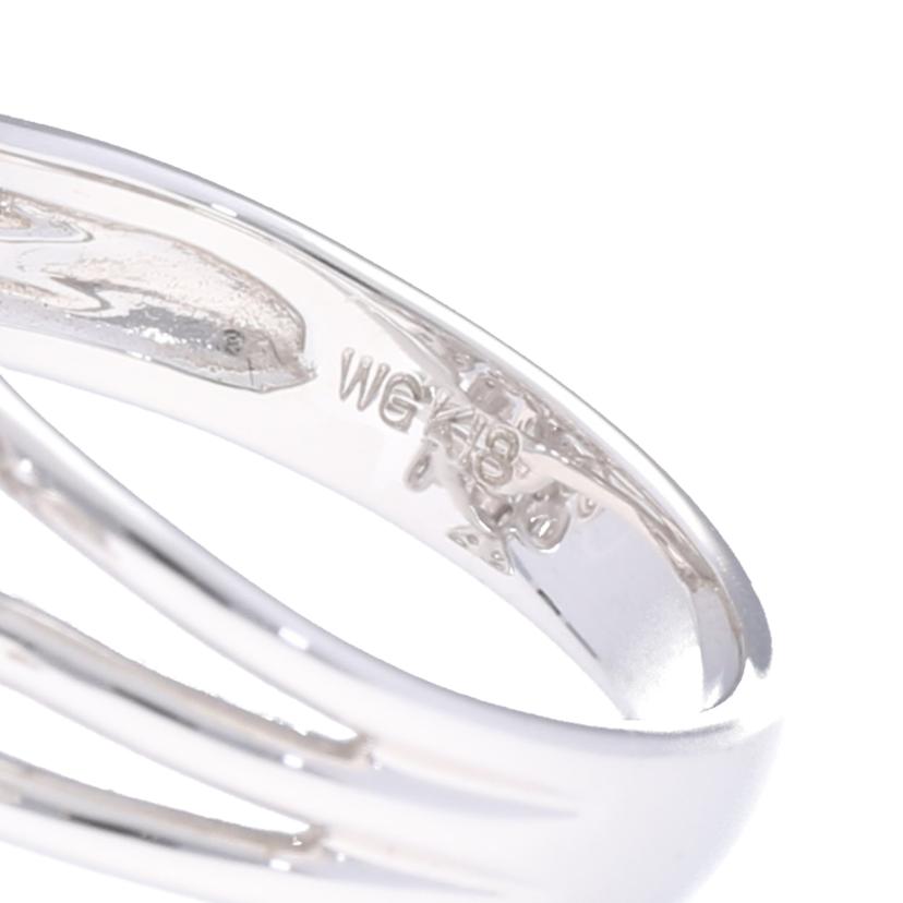 /◎ K18WGダイヤリング1.05ct//Aランク/75