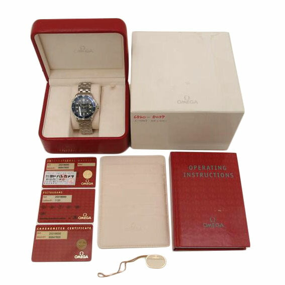 OMEGA オメガ 腕時計 新品仕上済 デイト メンズ ネイビー/シーマスター・プロフェッショナル300/自動巻き/2531.80//80647600/SAランク/69