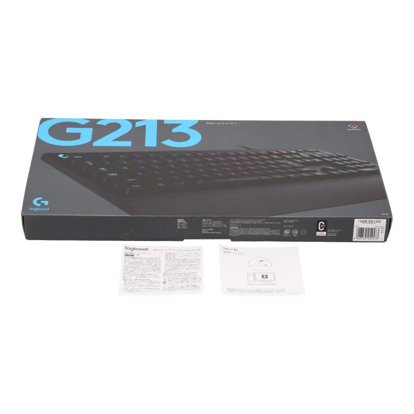 Logicool ロジクール/ゲーミングキーボード/G213//Bランク/64