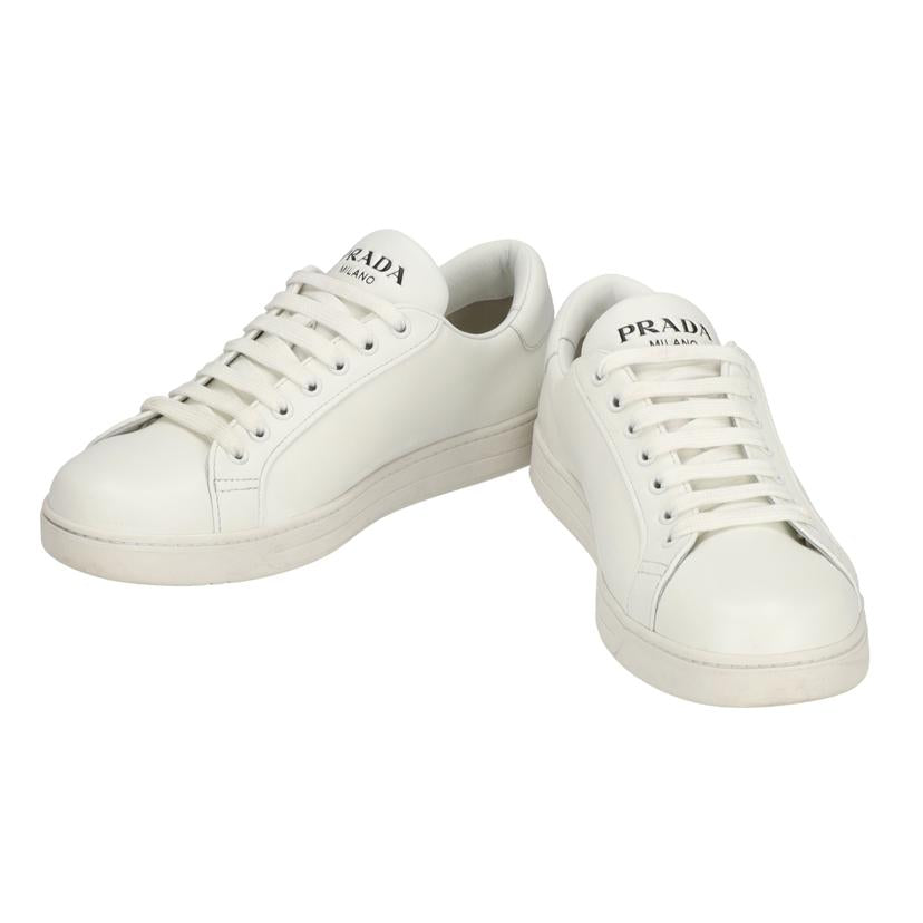 PRADA プラダ/レザースニーカー WHT/2EG 381/UK7/メンズスニーカー/ABランク/94【中古】