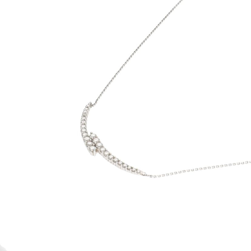 / K18WGダイヤネックレス1.00ct//Aランク/75