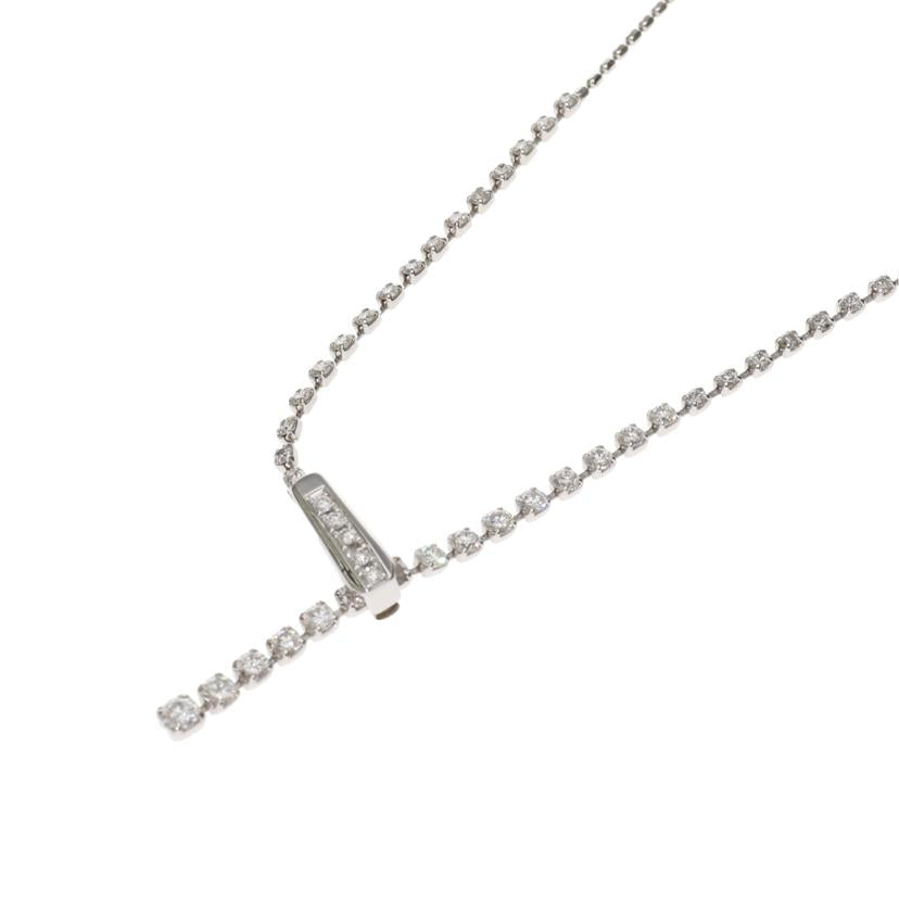 /◎ K18WGダイヤネックレス1.50ct//Aランク/75