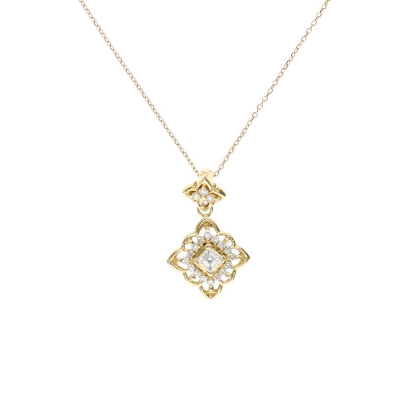 /K18Dネックレス 0.27/0.25 ct//Aランク/75