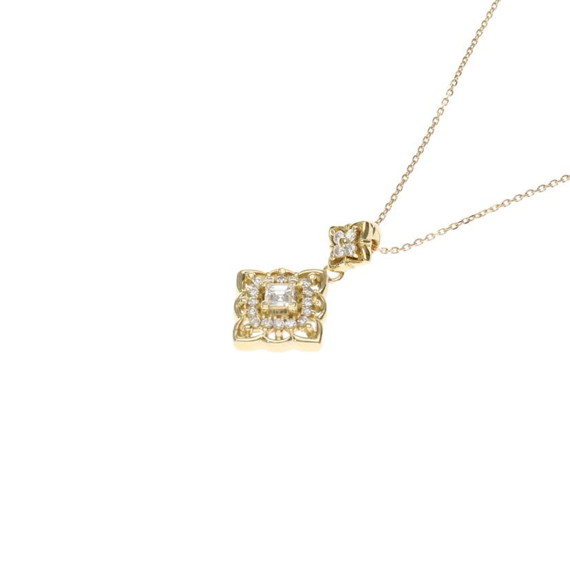 /K18Dネックレス 0.27/0.25 ct//Aランク/75