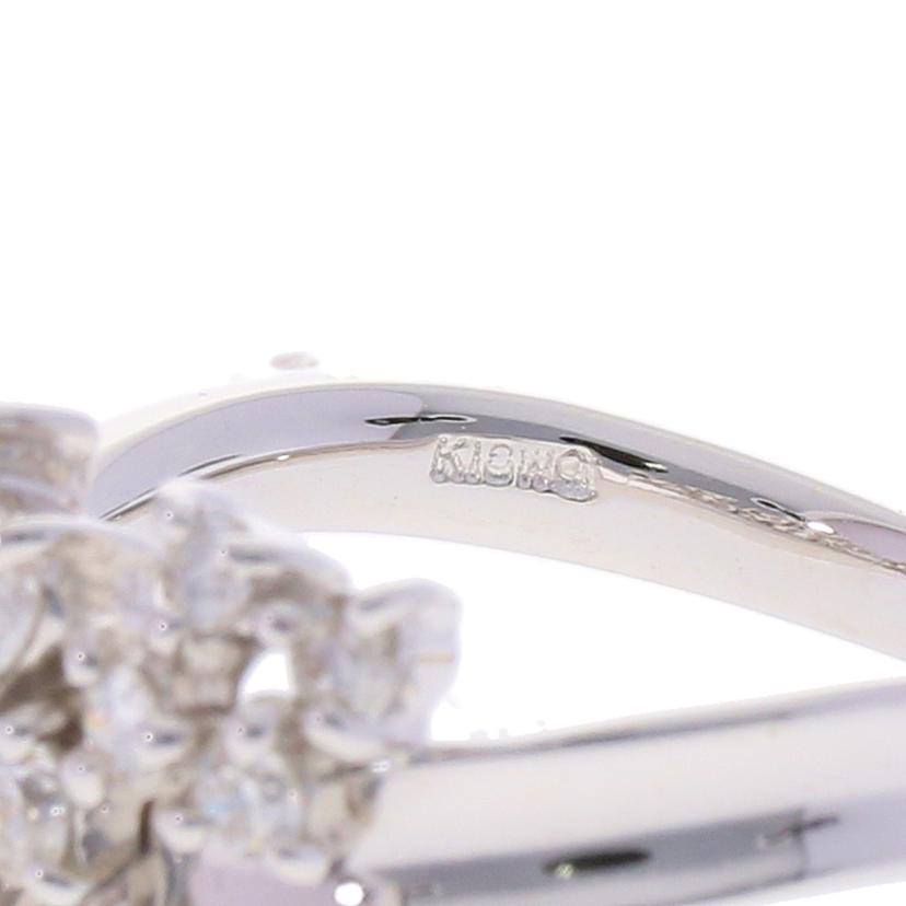 / K18WGダイヤリング0.50ct//Aランク/75