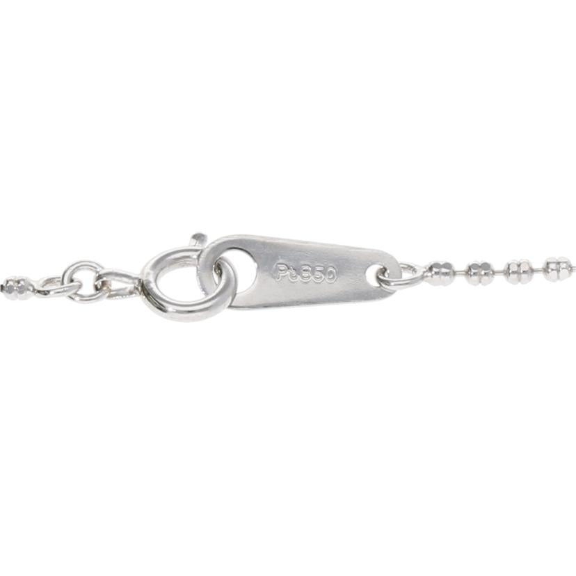 / Pt950/850サファイアダイヤネックレス0.70/D0.24ct ソ//Aランク/75