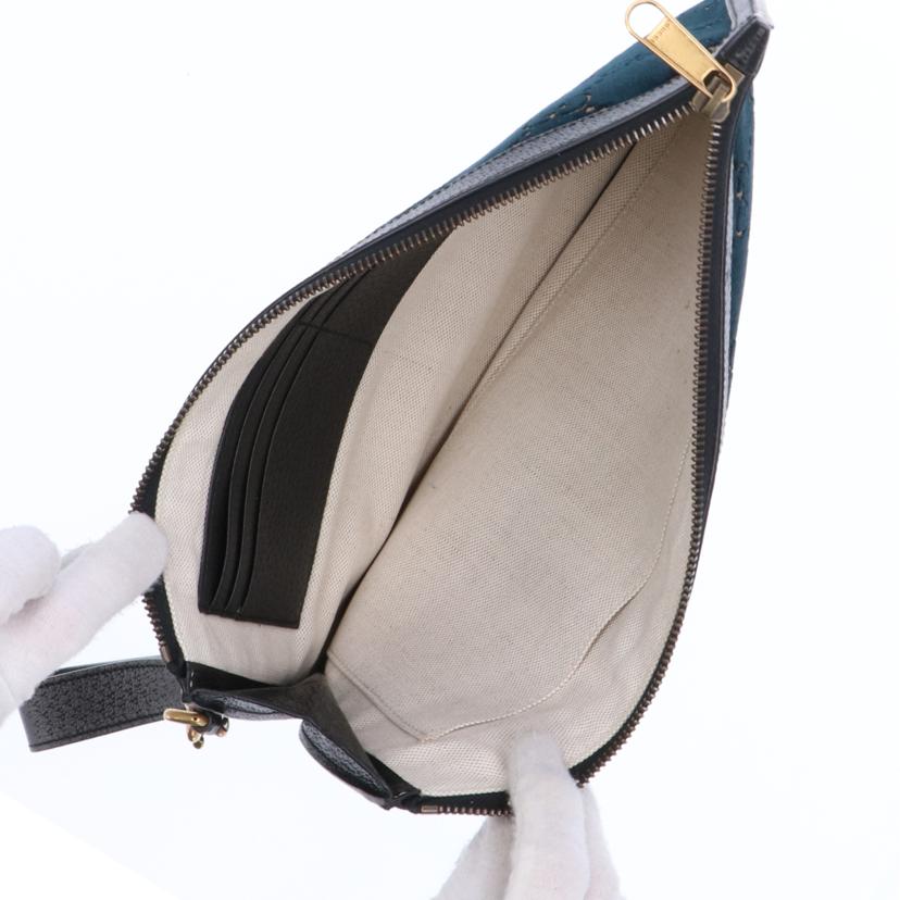 GUCCI グッチ/GGマーモントベルベットクラッチバッグ/575371 //2149/ABランク/75