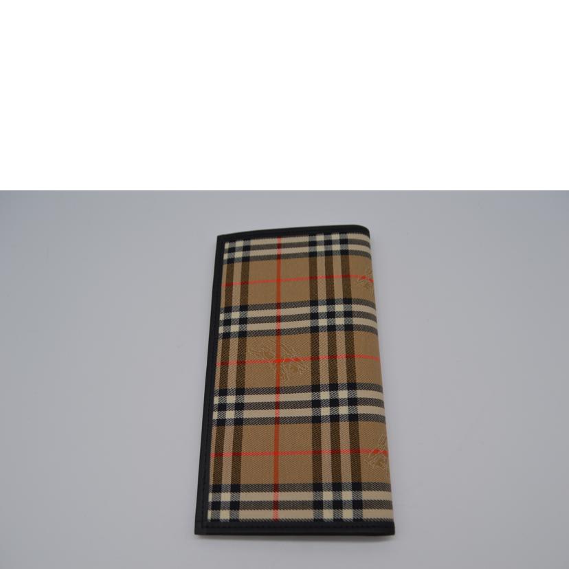 BURBERRY バーバリー/ノバチェックチェックレザーロングアジェンダ//SAランク/89