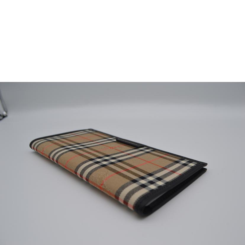 BURBERRY バーバリー/ノバチェックチェックレザーロングアジェンダ//SAランク/89