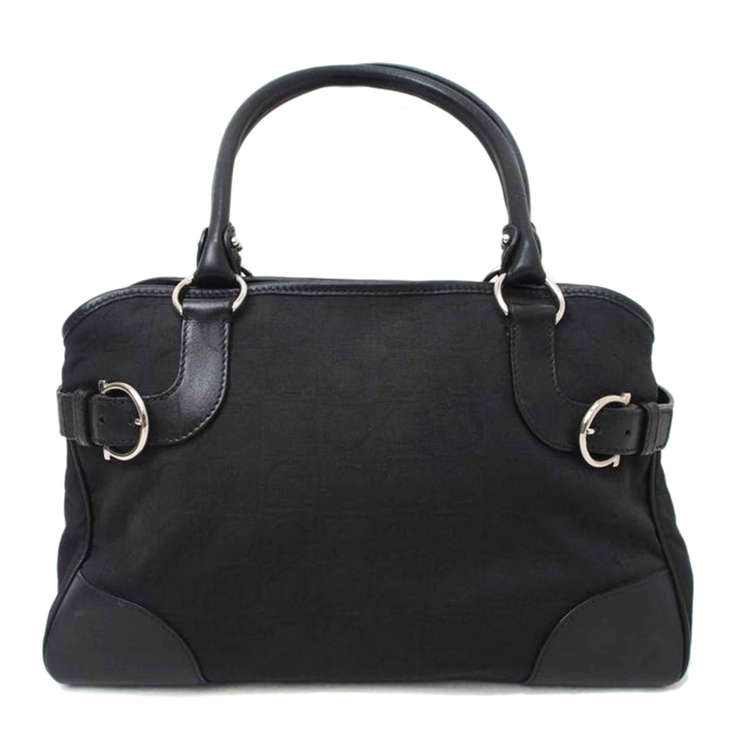 Ferragamo フェラガモ/キャンバス×レザー/ハンド/EE-21//4911/ABランク/78