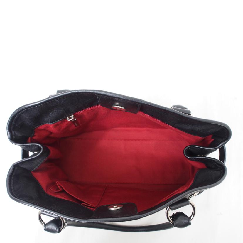 Ferragamo フェラガモ/キャンバス×レザー/ハンド/EE-21//4911/ABランク/78