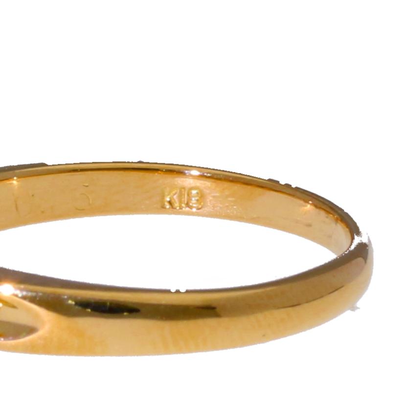 K18ダイヤリング0.16ct//Aランク/75