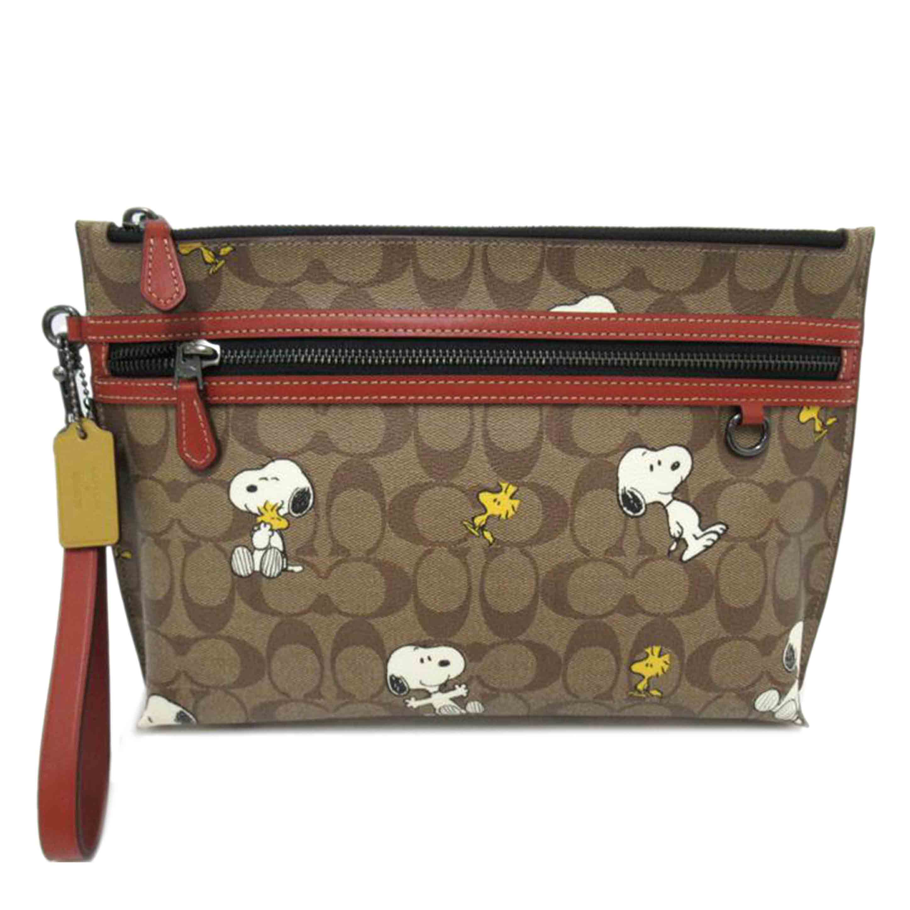 COACH/シグネチャークラッチ/COACH×PEANUTS/CE712//M22**/Aランク/63