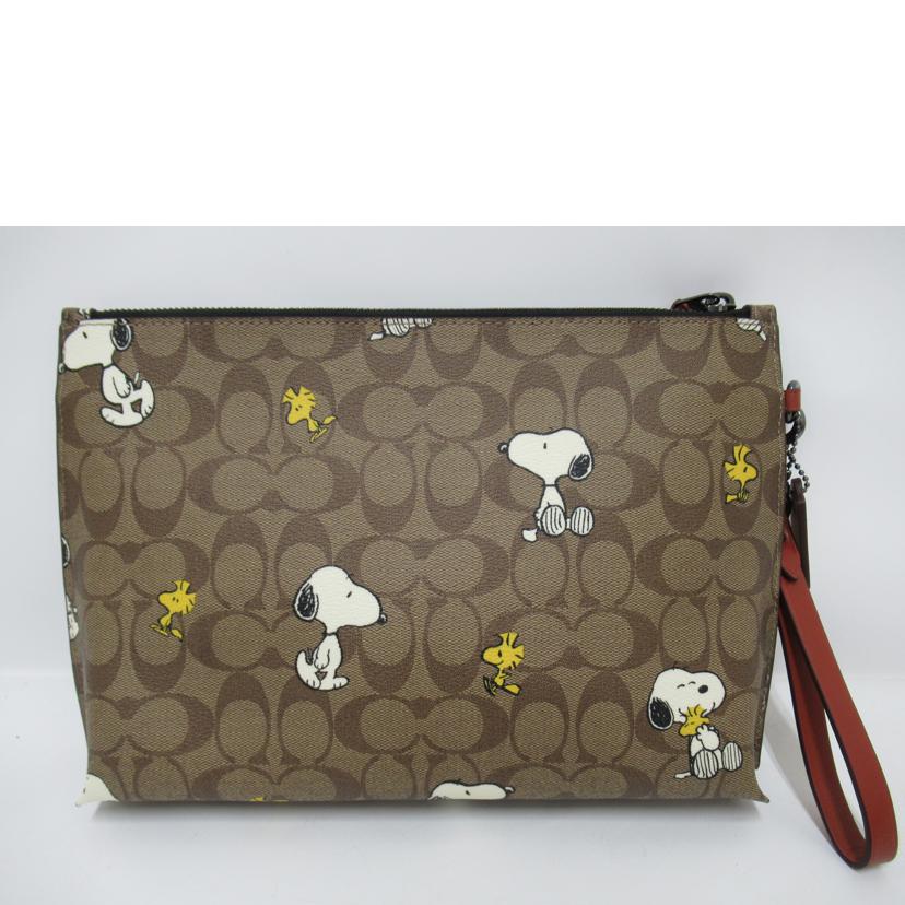 COACH/シグネチャークラッチ/COACH×PEANUTS/CE712//M22**/Aランク/63