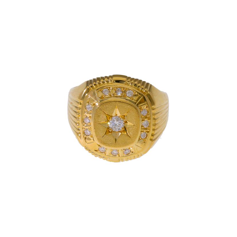 K18ダイヤリング0.29ct//Aランク/75
