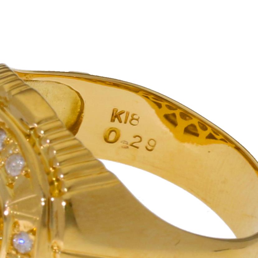 K18ダイヤリング0.29ct//Aランク/75