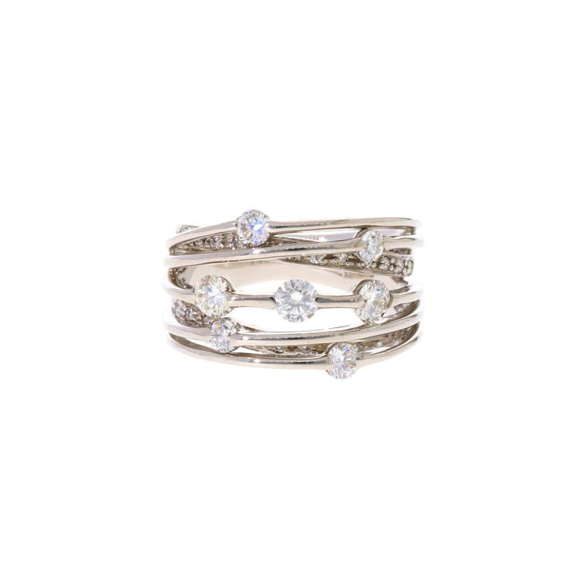 / K18WGダイヤリング1.00ct//Aランク/75