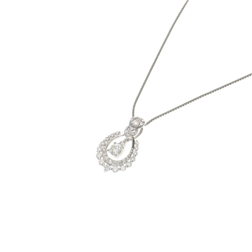 / Pt950/Pt850ダイヤネックレス0.224/0.45ct//Aランク/75