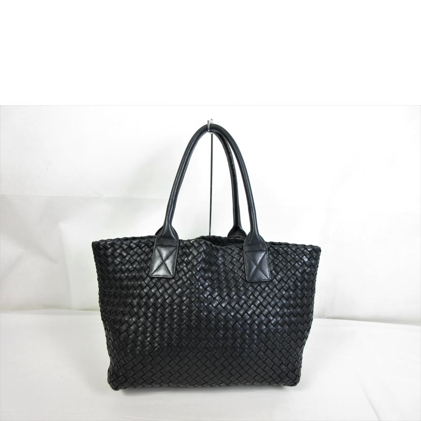 BOTTEGA VENETA BOTTEGA VENETA/ポーチ付イントレチャートトートバッグ/141498//V9131.1000/Bランク/70