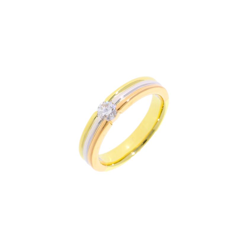 / ◎K18/Pt900ダイヤリング0.305ct//Aランク/75