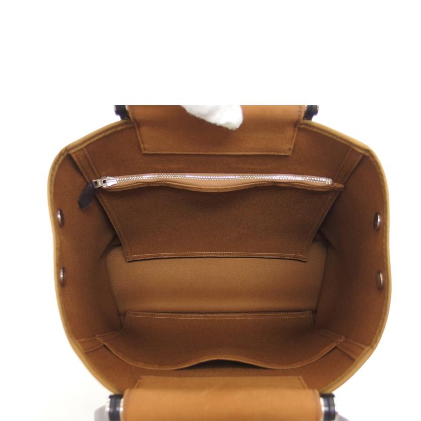 HERMES エルメス キャンバス トートバッグ 2WAYバッグ/カバックエランPM/トワルオフィシエ/ブラウン系//AR□*/ABランク/04
