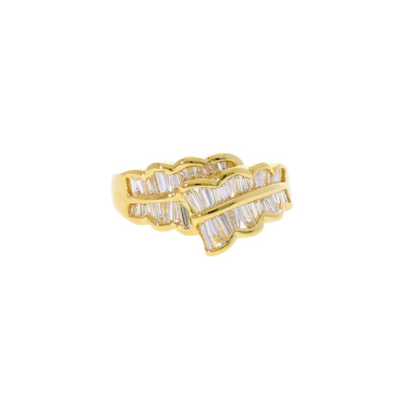 / K18ダイヤリング0.84ct//Aランク/75