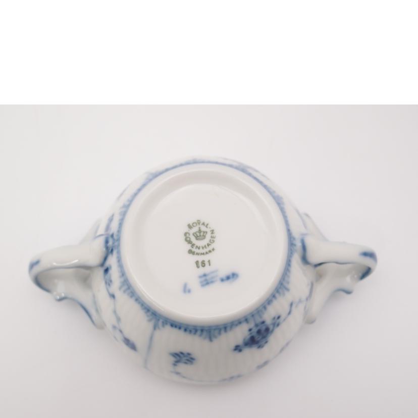 ロイヤルコペンハーゲン/ロイヤルコペンハーゲン ブルーフルーテッド シュガーポット//SAランク/69