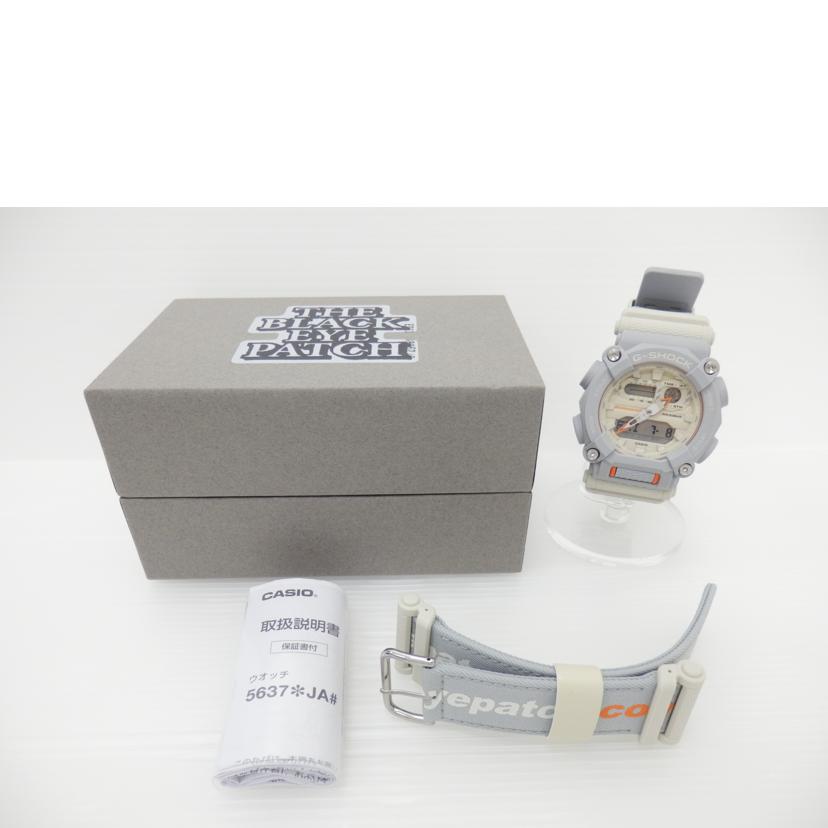 CASIO カシオ/デジアナ時計/THEBlackeyepatchコラボ/GA-900BEP//B5G6GD/ABランク/88
