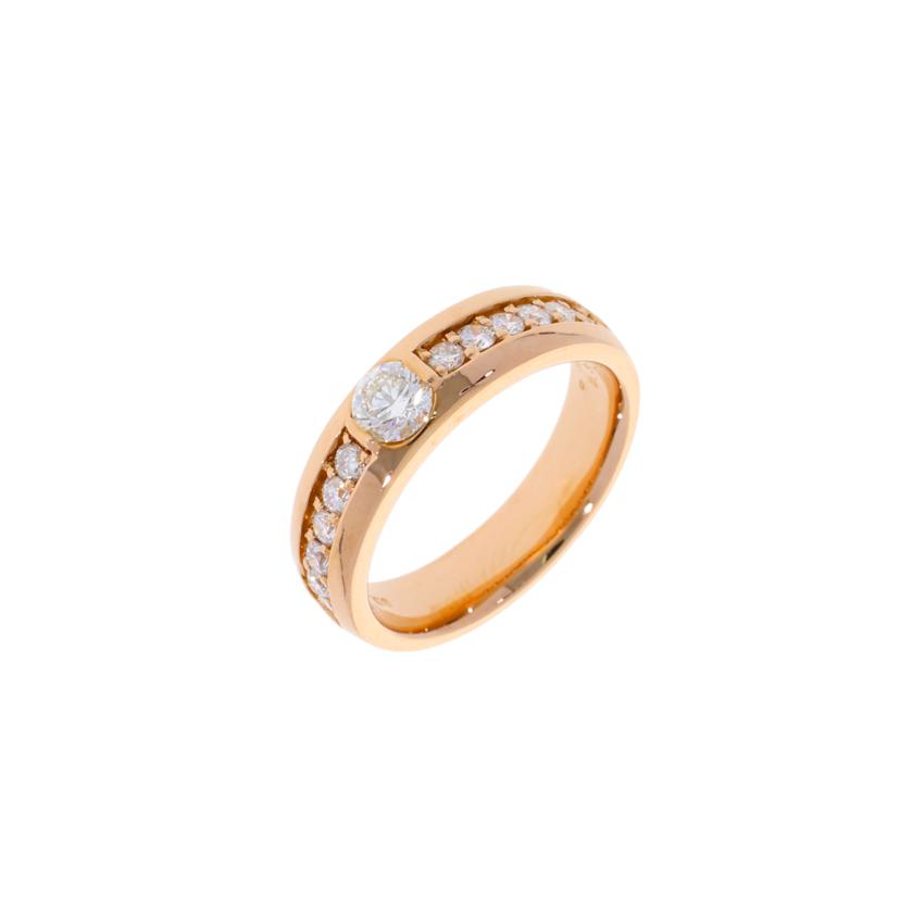 / K18ダイヤリング0.31/0.35ct//Aランク/75