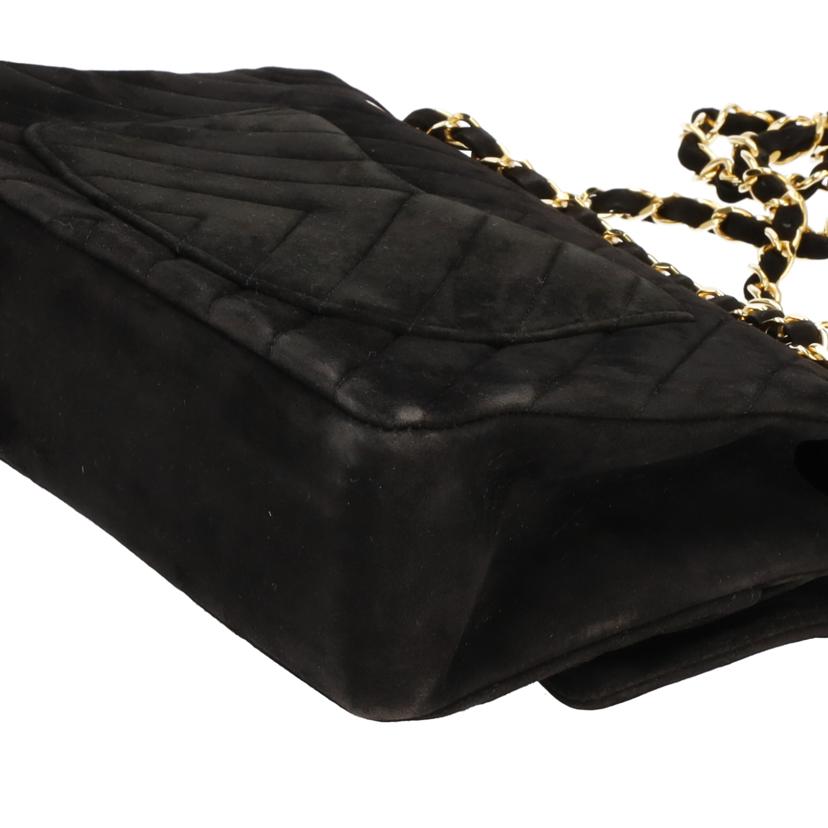 CHANEL シャネル/Vステッチスエードチェーンショルダー//1908401/Bランク/75