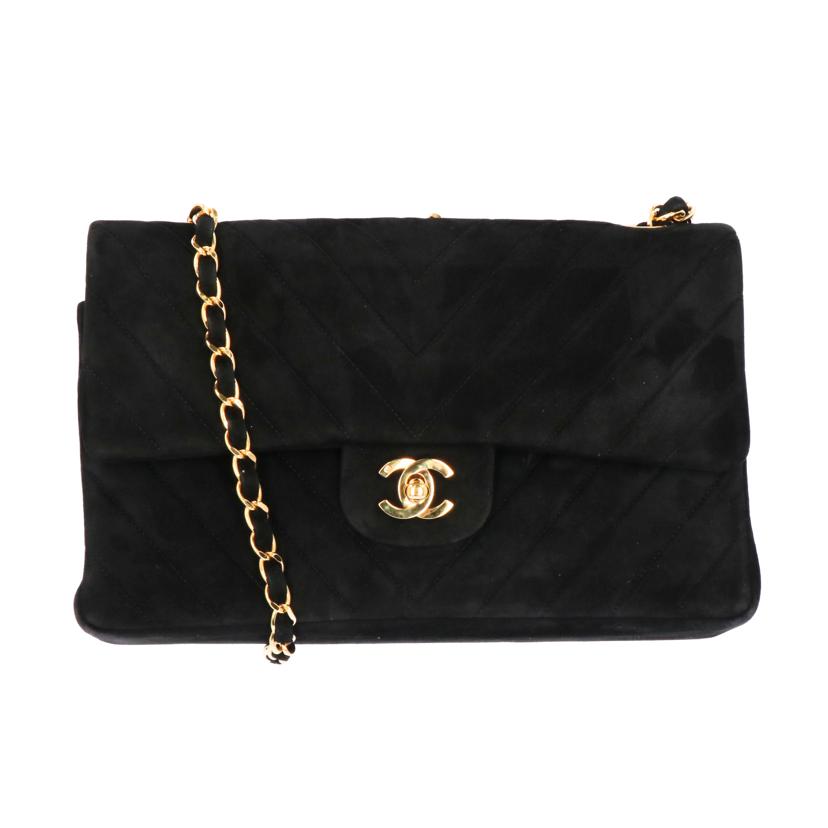 CHANEL シャネル/Vステッチスエードチェーンショルダー//1908401/Bランク/75