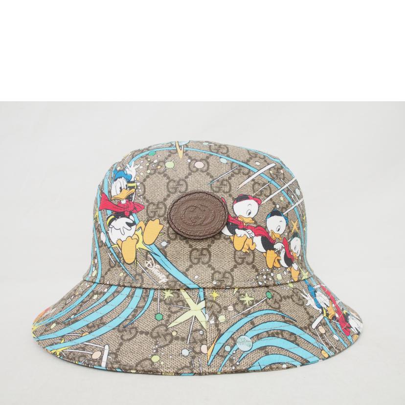GUCCI グッチ/GGスプリーム/ドナルドダック/バケットハット/646644//4HACS/ABランク/78