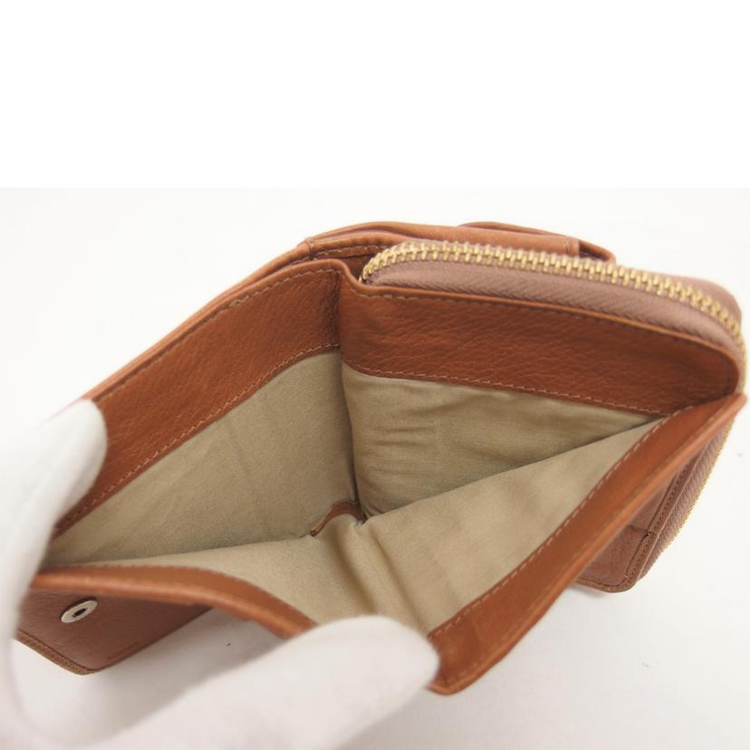 Chloe クロエ 財布/ラウンドファスナー/二つ折りコンパクトウォレット/ブラウン//Bランク/04