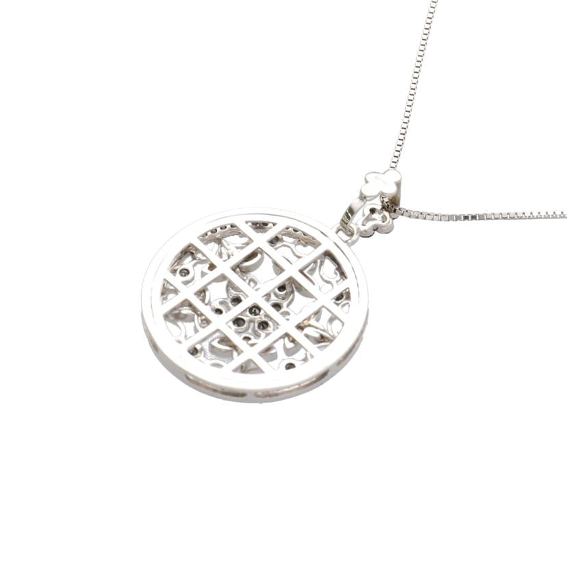 / K18WGダイヤネックレス1.00ct//Aランク/75