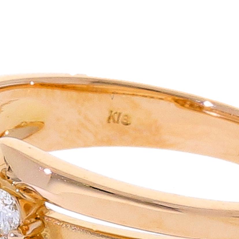 / K18ダイヤリング0.35ct//Aランク/75