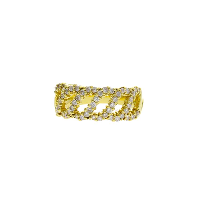 / K18ダイヤリング0.50ct//Aランク/75