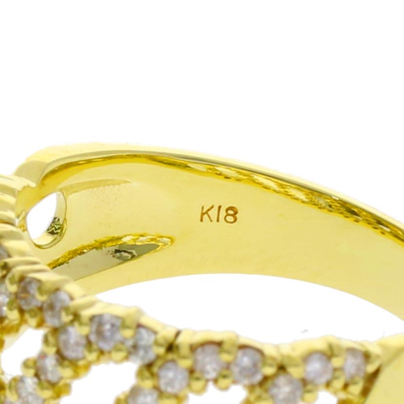 / K18ダイヤリング0.50ct//Aランク/75