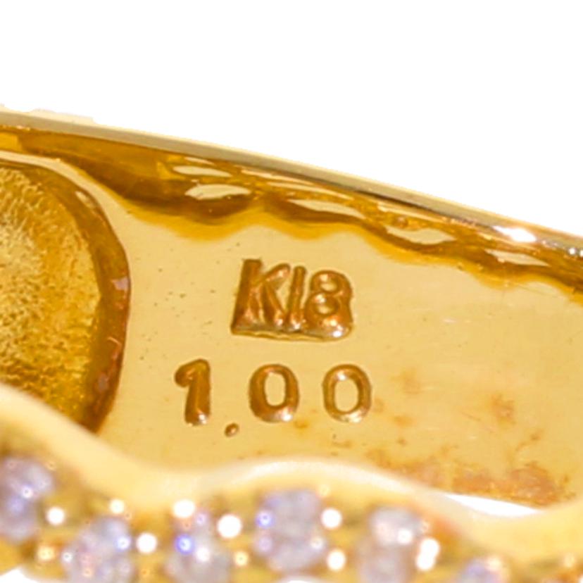 /K18ダイヤリング1.00ct#12//Aランク/75