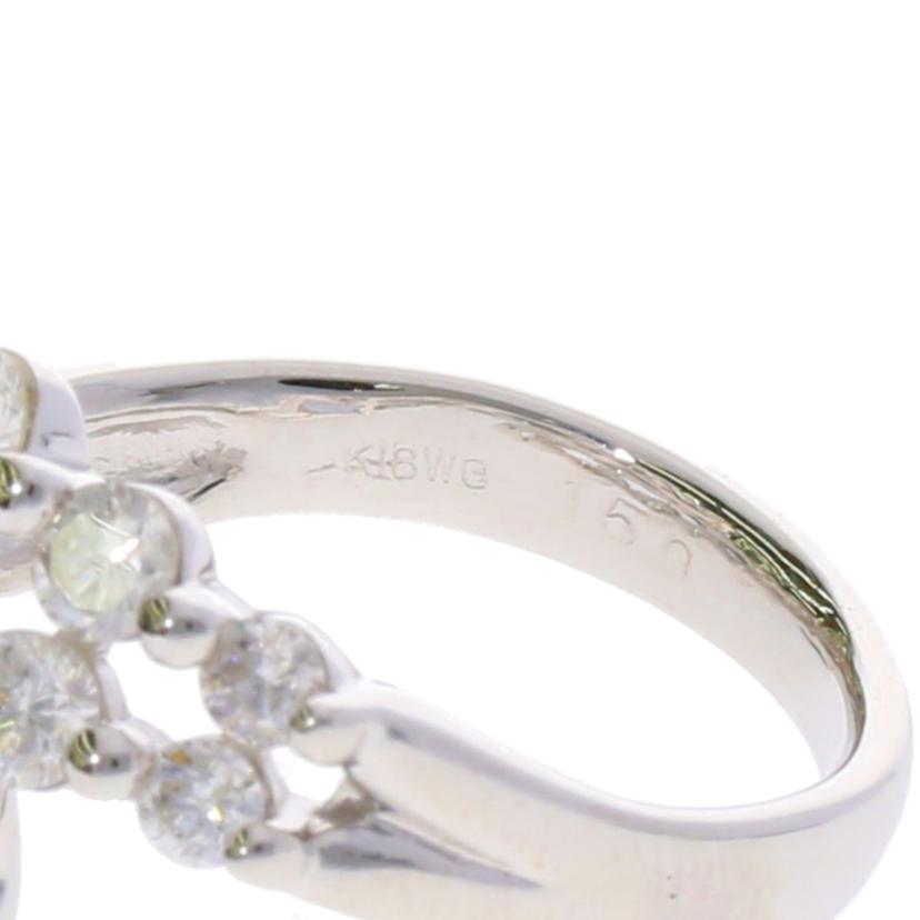 / K18WGダイヤリング1.50ct//Aランク/75