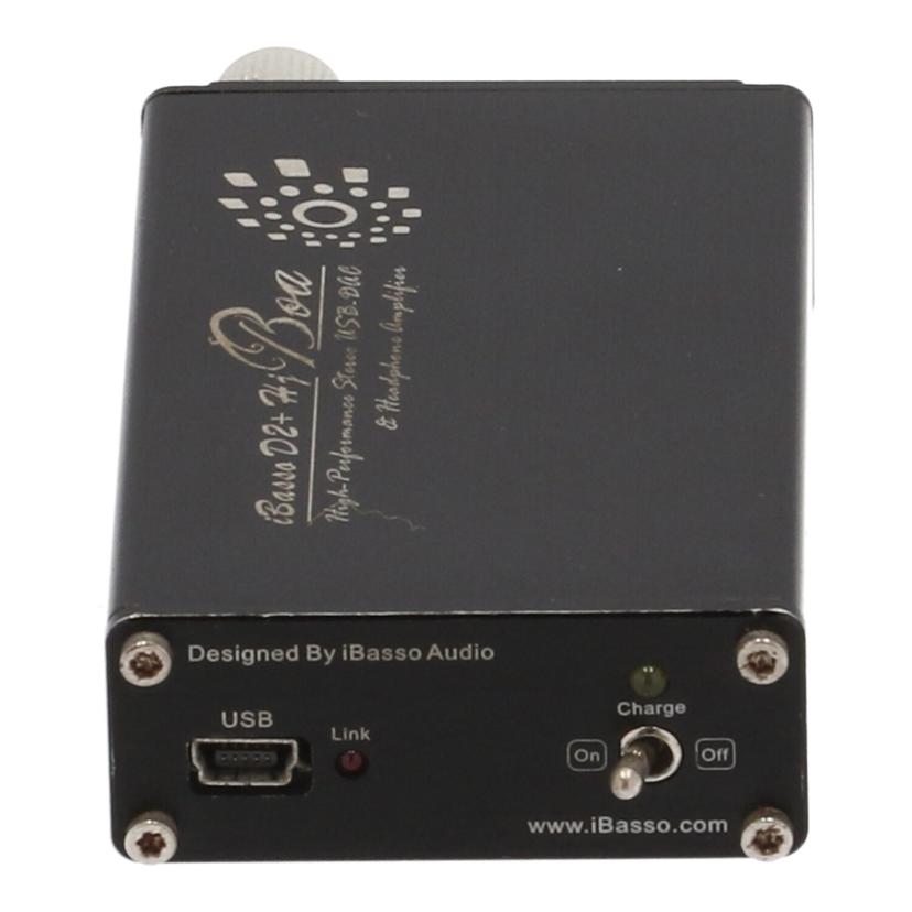 iBasso Audio アイバッソオーディオ/USB-DAC ポータブルヘッドホンアンプ/D2+Hj Boa//-/Cランク/62