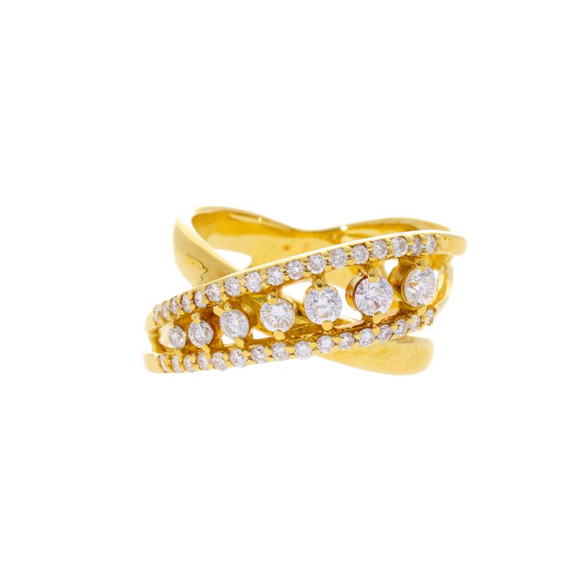 /K18ダイヤリング0.71ct#13//Aランク/75