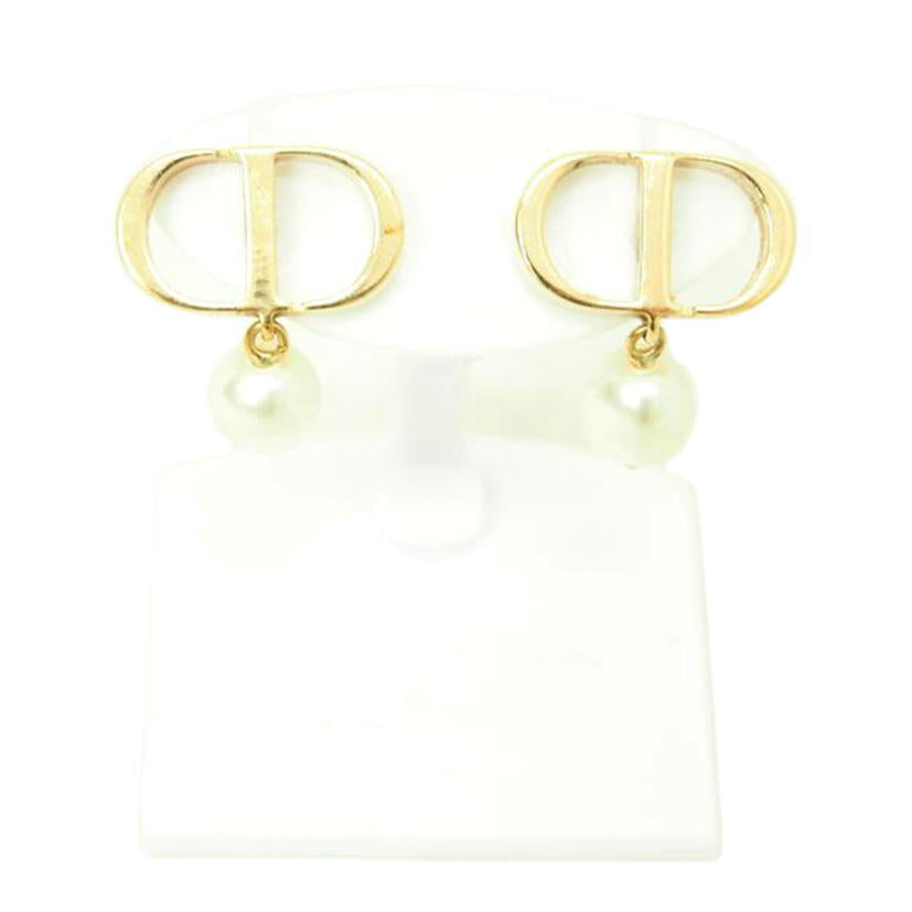 Dior ディオール/CDロゴ/トライバルパール/ピアス//Bランク/78