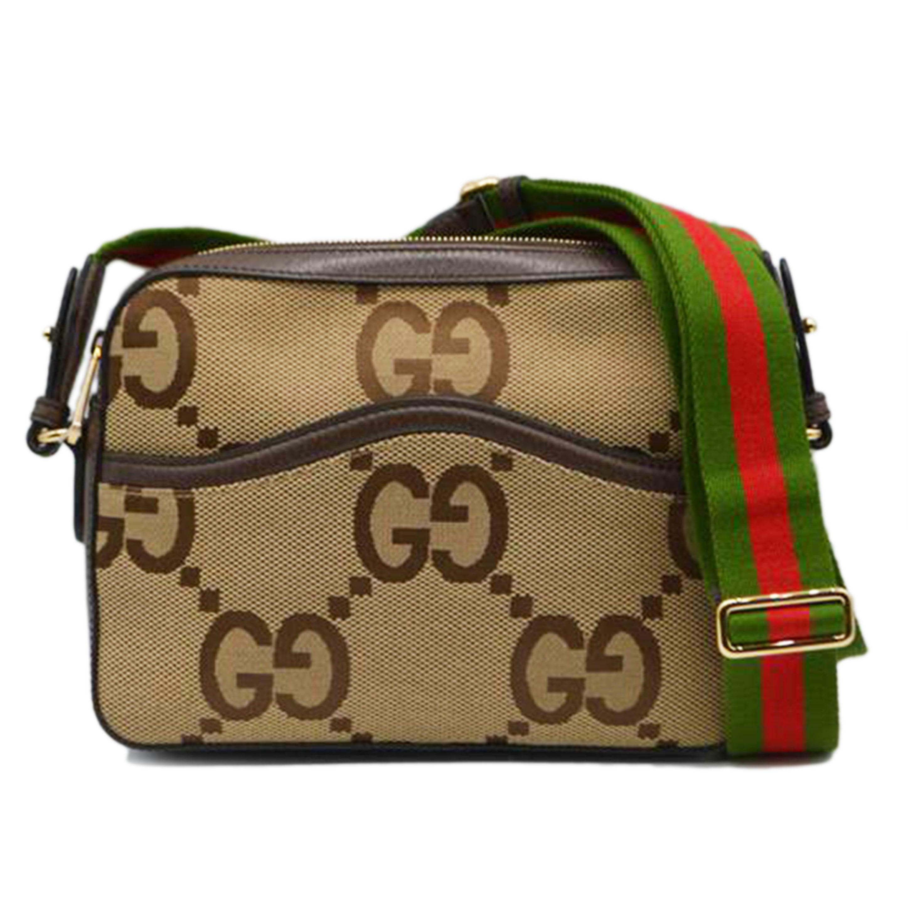GUCCI グッチ/ジャンボGGキャンバスシェリーラインショルダー/675891//520981/SAランク/89