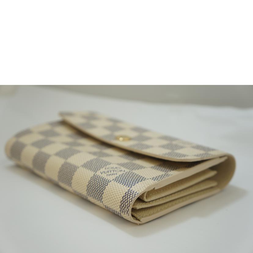 LV ルイヴィトン/ポルトフォイユ・アレクサンドラ/ダミエ・アズール/N63068//CA5102/SAランク/09