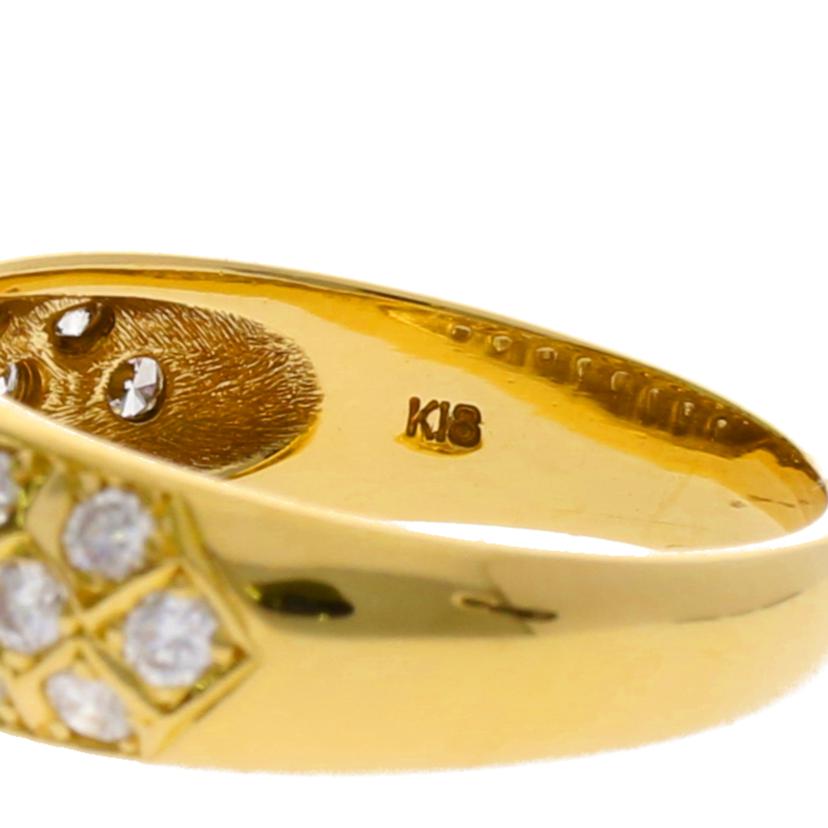 / K18ダイヤリング0.57ct #12//Aランク/75