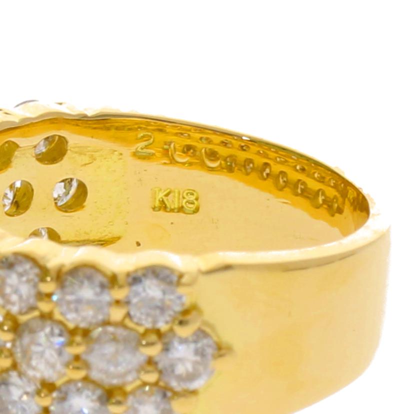 / K18ダイヤリング2.00ct//Aランク/75