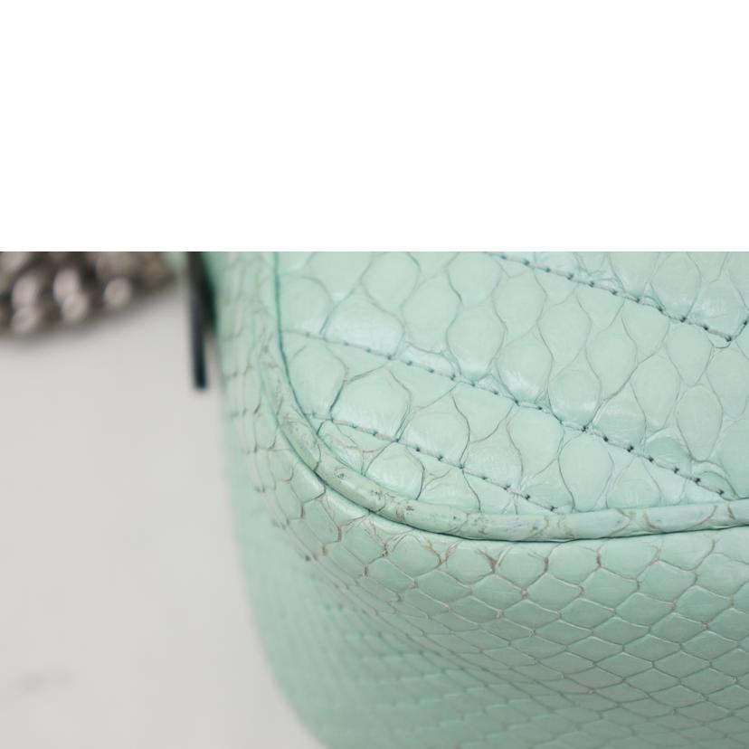 GUCCI グッチ/パイソンレザーGGマーモントチェーンショルダー/447632//525***/ABランク/67