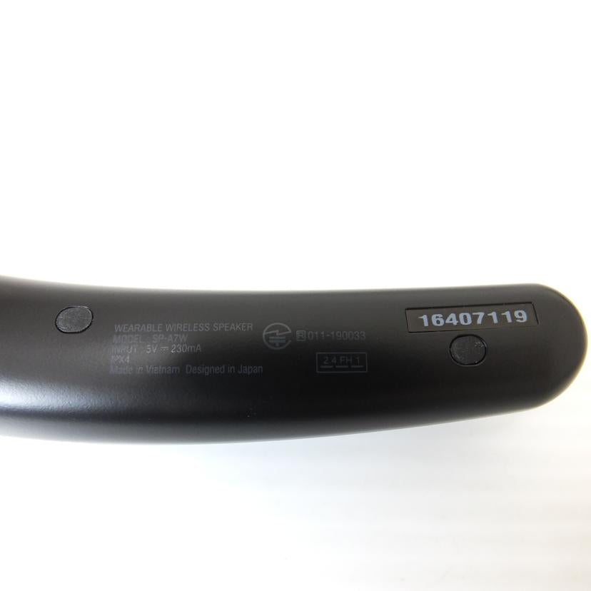 JVC ジェイブイシー/ネックバンドスタイルスピーカー/SP-A7WT-B/SP-A7WT-B//16407119/ABランク/88