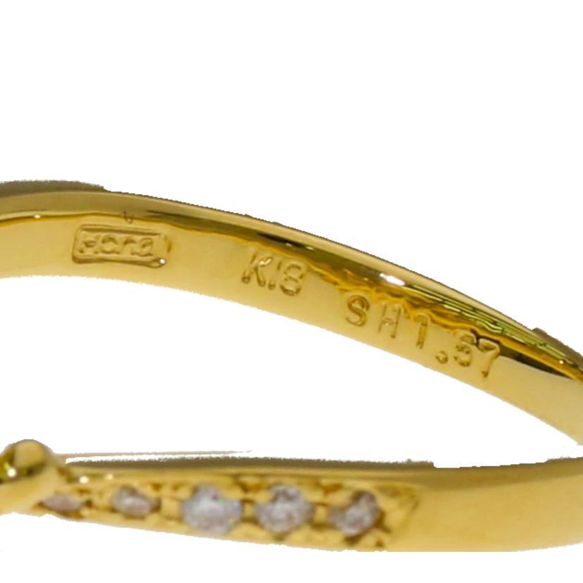 /◎ K18スフェーンマルチダイヤリング1.57/0.18/D0.13ct//Aランク/75